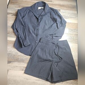 Brochu Walker Two Piece Set XS Navy The Everyday Shirt And Elio Shorts